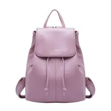 Маленький женский рюкзак из натуральной кожи, модный школьный рюкзак для девочек, элегантная дорожная сумка через плечо, фирменный рюкзак