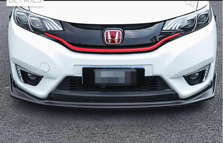 Для Honda FIT JAZZ комплект спойлера 2014 2016 для ABS задняя губа задний спойлер передний