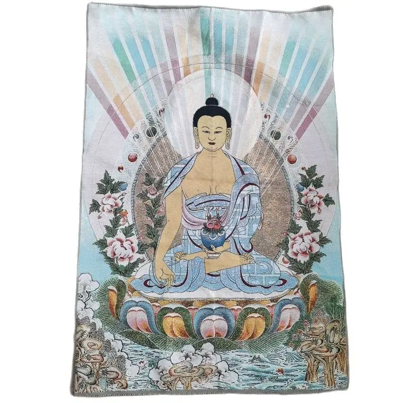 

Chinese Tibetan Embroidery Thangka Buddha Paintings