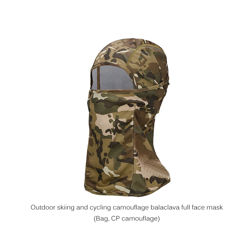 

Full Face Mask Hat Camouflage Nylon Headgear Outdoor Ski Riding Cycling Hunting Neck Face Tactical Equipment Windproof