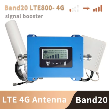 

Band 20 4G Amplifier 800 MHZ FDD Europe Mobile Phone Signal Booster Cell Phone Amplifier 4g Lte 800mhz Repeater Set B20