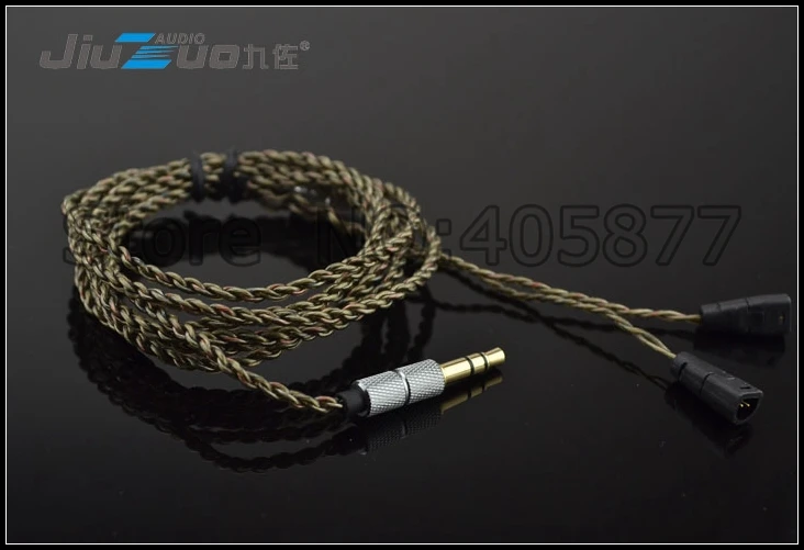 UE silver plated Upgrade Replacement Audio Cable IE80 Upgrade headphone cable1 2M