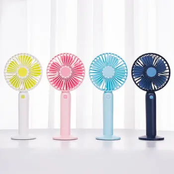 

18316 Candy Handheld Fan Mini Pocket Storage Macarons Small Fan Portable USB Charging Fan