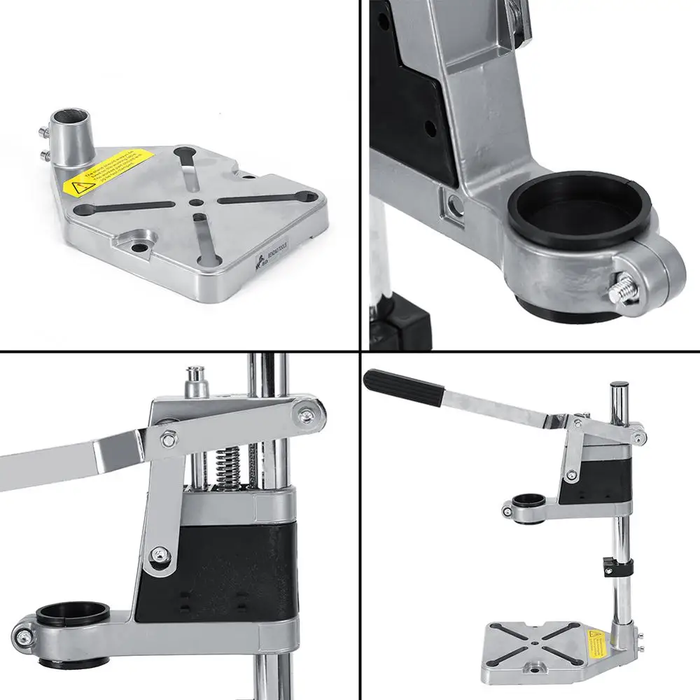 Adjustment Drill Press Stand Tool Work Pillar Pedestal Clamp for Drilling Collet Scale with Stop Added Functionality|Тиски| |
