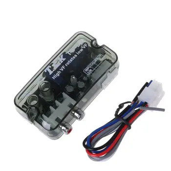 

TD-22 RCA Stereo High to Low Adjustable Frequency Line Speaker Level Converter 12V Auto Car Audio Converter Adapter with Delay