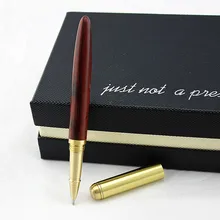 Роскошные Металлические+ деревянные шариковые черные чернила для ручек для офиса Бизнес шариковая ручка