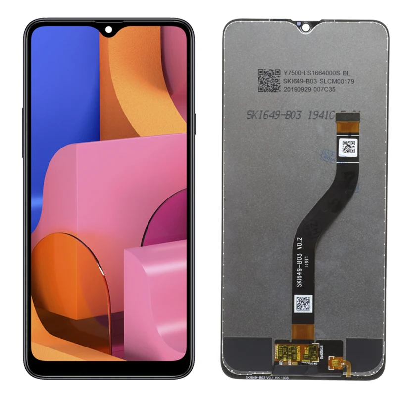 6,5 ''A20S ЖК-дисплей для SAMSUNG Galaxy A20S A207 ЖК-дисплей с сенсорным экраном дигитайзер замена тест