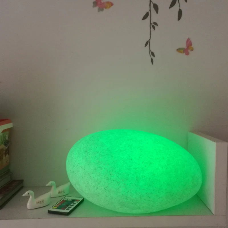 L32 * W24 * H17cm светодиодный Булыжный Камень лампы светятся в темноте illuminatetd лампы накаливания освещения для Кофе бар нарядная одежда