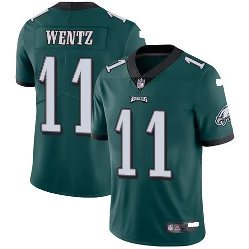 

Wholesale NFL Rugby Jersey Philadelphia Eagles 11 # Carson Wentz