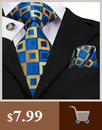 Hi-Tie 8,5 см мужской галстук однотонный Оранжевый шейный галстук набор бутоньерки карманные Квадратные Запонки Подарочная коробка для свадебного костюма галстук