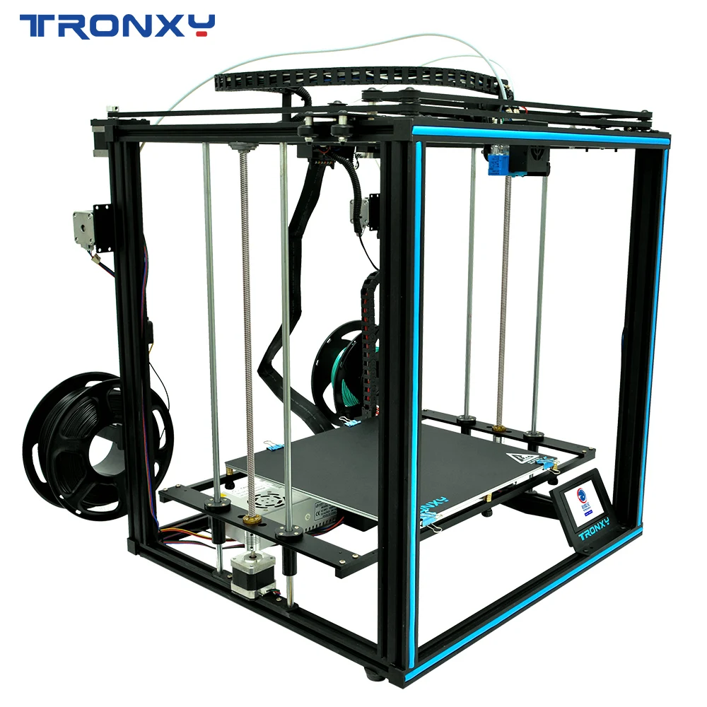 Новинка 3D принтер Tronxy X5SA 500 2E/X5SA 400 2E больше 2 в 1 двухцветный экструдер Cyclops с одной