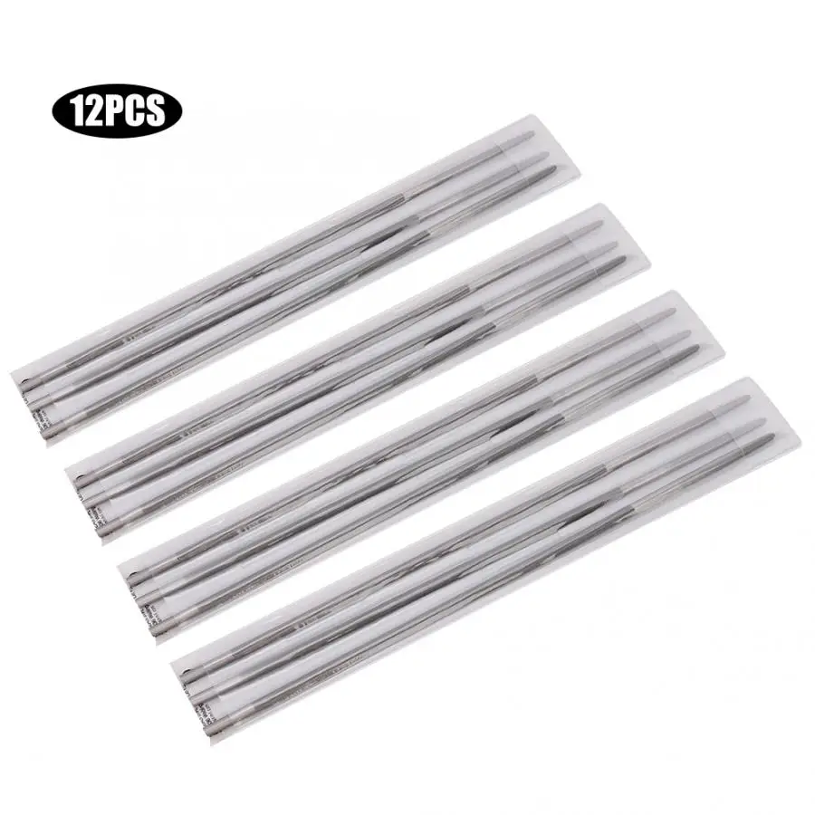 

12Pcs Round Chainsaw Sharpening Files Woodworking Chain Saw File 4mm 5/32in