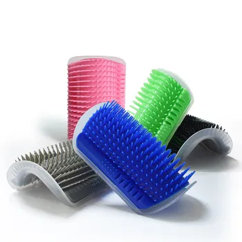 

Papidog Brand New Cats Brush Corner Cat Massage Self Groomer Comb Brush with Catnip Cat Rubs The Face with A Tickling Comb