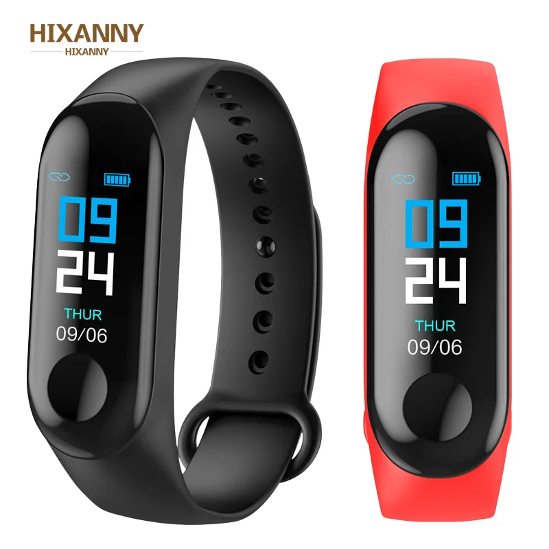 

M3plus Smart Wristband Smart Watch with Replacement Straps Smart Band Heart Rate Activity Fitness Tracker Smart Bracelet