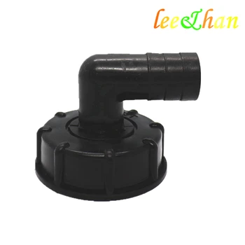 

NEW 3/4" Thread IBC Water Tank Outlet Connector Hose Fittings Connection Garden Tap Plastic Adapter Elbow Quick Connector
