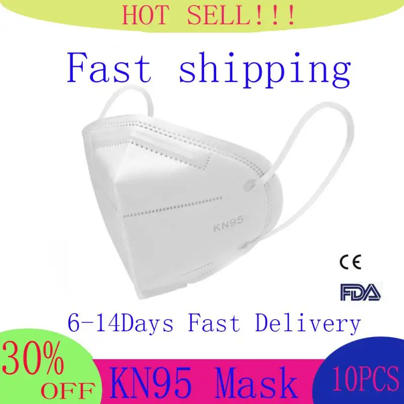 

10pcs FPP3 KN95 5 Layers Mask Bacteria proof Anti Infection KN95 Masks Particulate Mouth Respirator Anti PM2.5 Safety Protective