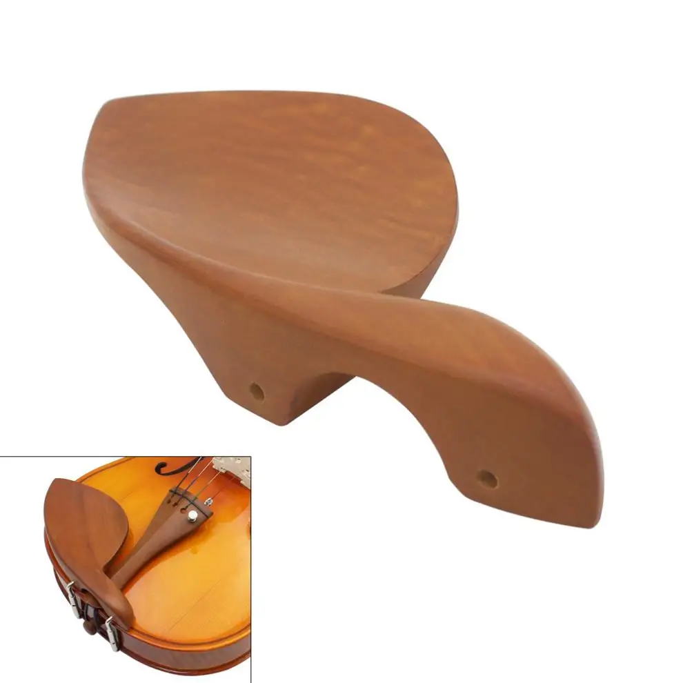 

3/4 4/4 Wood Violin Chin Rest Fiddle Parts Accessories Stringed Instruments