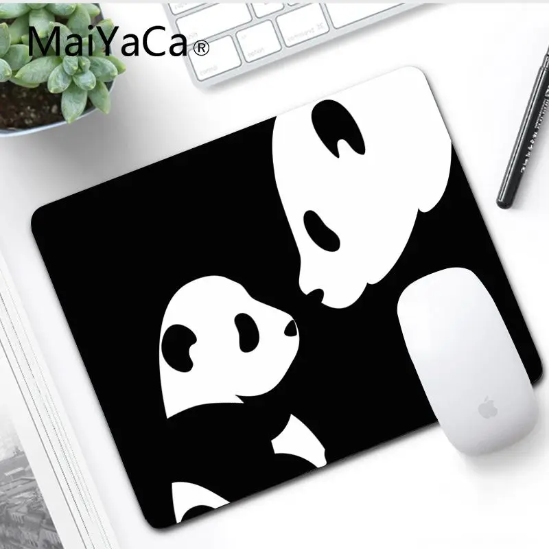 No LockEdge 25x29cm MaiYaCa панда большой коврик для мыши ПК компьютерный коврик Комфортный коврик для мыши игровой коврик для мыши - Цвет: No LockEdge 25x29cm