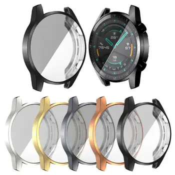 

Watch Case For Huawei Watch GT 2 46mm Case Soft Silicone TPU Watch Cover Accessories Protector Frame For Huawei GT2 42mm TXTB1