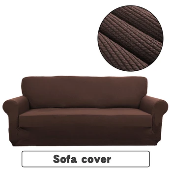 

Upscale Waterproof Solid Color High Stretch Slipcover All-inclusive Elastic Couch Cover Armchair Cover on for Home Dining Room