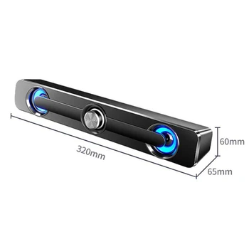 

Wireless Bluetooth Speaker Soundbar Speakers Double Horn Stereo Surround Home Theater for Laptop Computer PC Theater TV Speaker