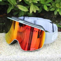 Magnetic Double Layer Polarized Lens Ski Goggles Anti-fog UV400 Snowboard Skiing Goggles for Men Women Ski Glasses Eyewear 1