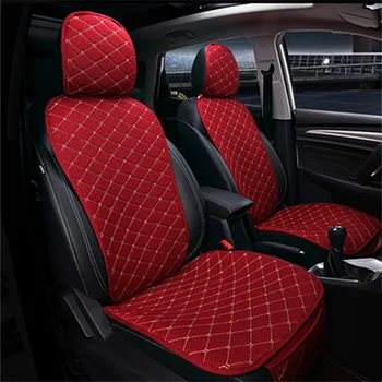 

Universal Car Seat Cover Protector Auto Flax Back Rear Backrest Seat Cushion Pad for Auto Automotive Interior Truck Suv or Van