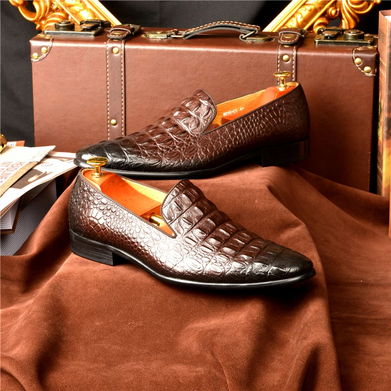 Luxury Dress Slip on Wedding Business Brand Shoes