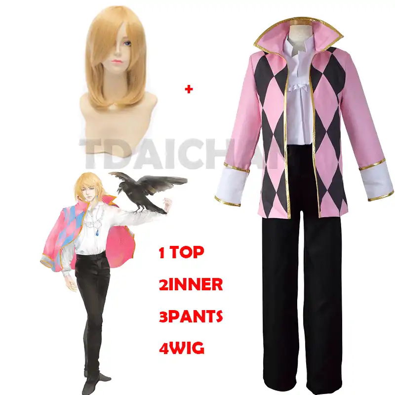 Il castello errante di Howl Howl Costume Cosplay tra cui Gioielli Collana
