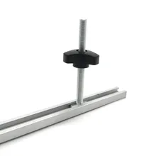 Aluminium Legierung T-slot Slide Track T-tracks Gehrung Track für Holzbearbeitung Sah/Router Tabelle Werkbank Werkzeuge typ-19