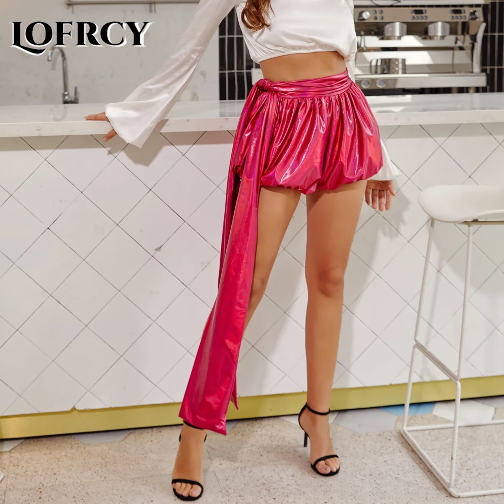 Lofrcy женские летние шорты с драпировкой сексуальные повседневные пляжные