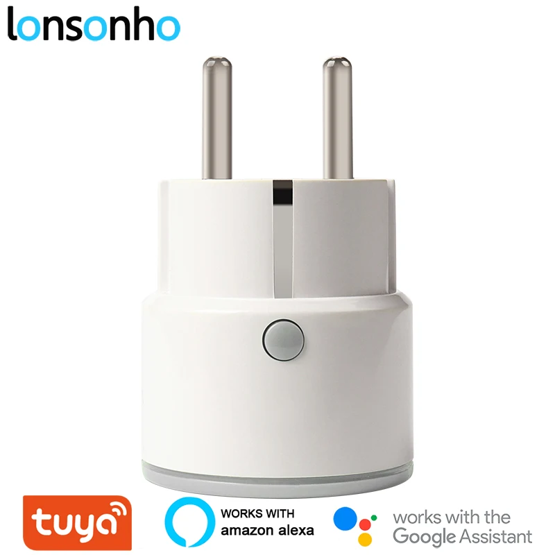 

Lonsonho Tuya Smart Plug Wifi Smart Socket Outlet EU France euro US Uk Korea Plug Works With Google Home Mini Alexa