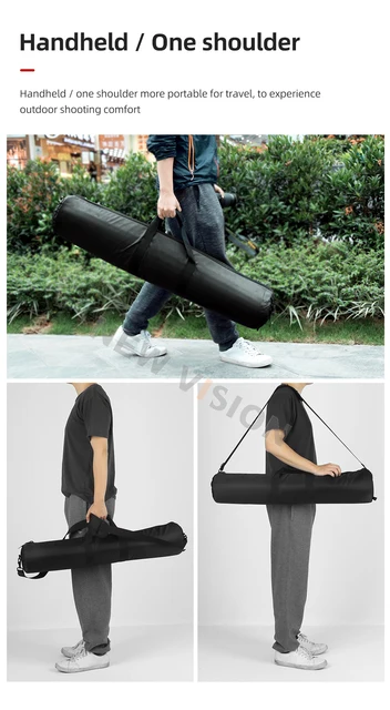 EVIC Stativ Tragetasche 60cm - Gepolstert Für Kamera, Licht & Zubehör