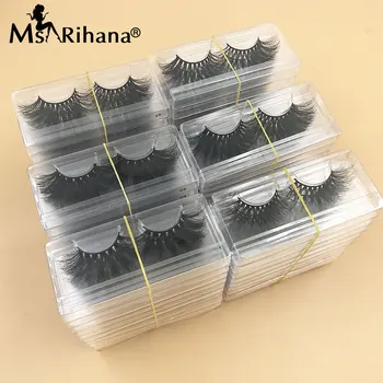 

False Eyelash Mink Lashes Extension 25mm 5D Mink Eyelashes Full Strip Lashes Packaging Boxes Case Bulk Fake Lashes Mink Bulk