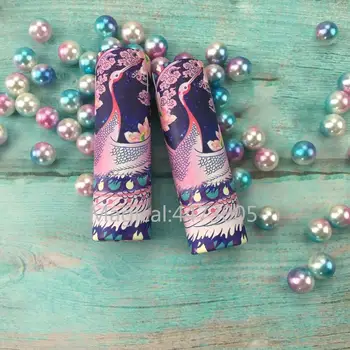 

5/10/30/50pcs Purple Phoenix Wings Round Paper 12.1mm Empty Lipstick Tube Lip Balm Container Lipstick Shell Packaging Cosmetics