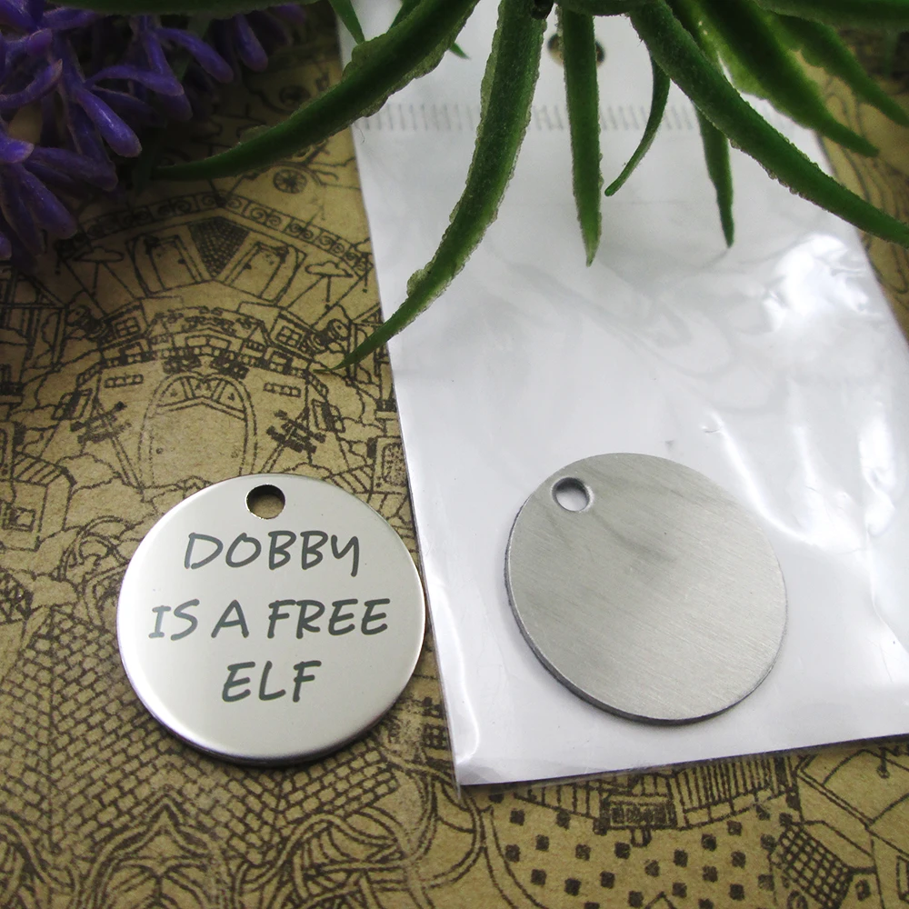 10 шт.-подвески из нержавеющей стали DOBBY IS A FREE ELF 5 стилей на выбор подвески сделай