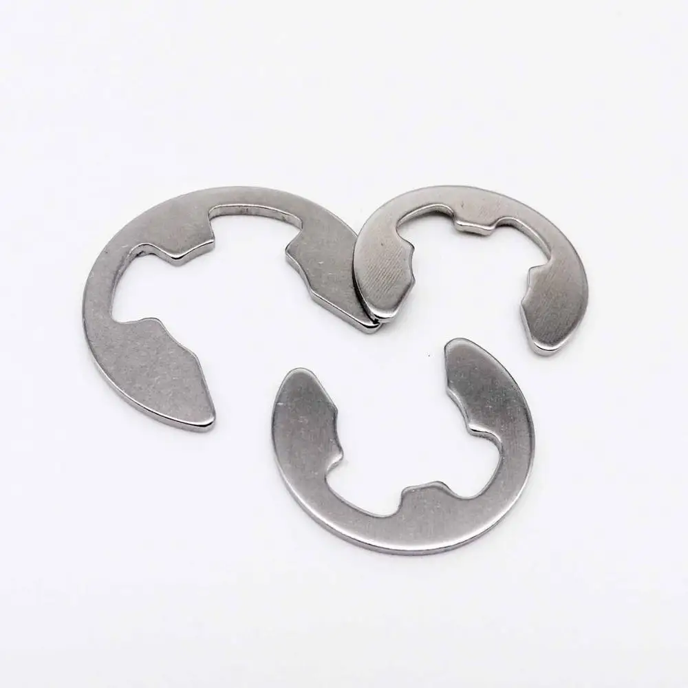 Retaining Ring Washer 10/50/100 M1.2 M1.5 M2 M3 M3.5 M4 M5 M6 M7 M8 to M16 304 Stainless Steel for Shaft Fastener