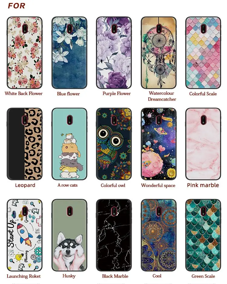 Durable Cover Phone Case For Nokia C1 Plus Anti-knock Cartoon Shockproof Silicone Frosted Soft phone dry bag