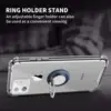 Magnetic Car Finger Ring Shockproof Soft TPU Back Airbag Case For iPhone SE 2nd 2022 12 Mini 11 Pro Max X XR XS 5 6 7 8 Plus ► Photo 3/6