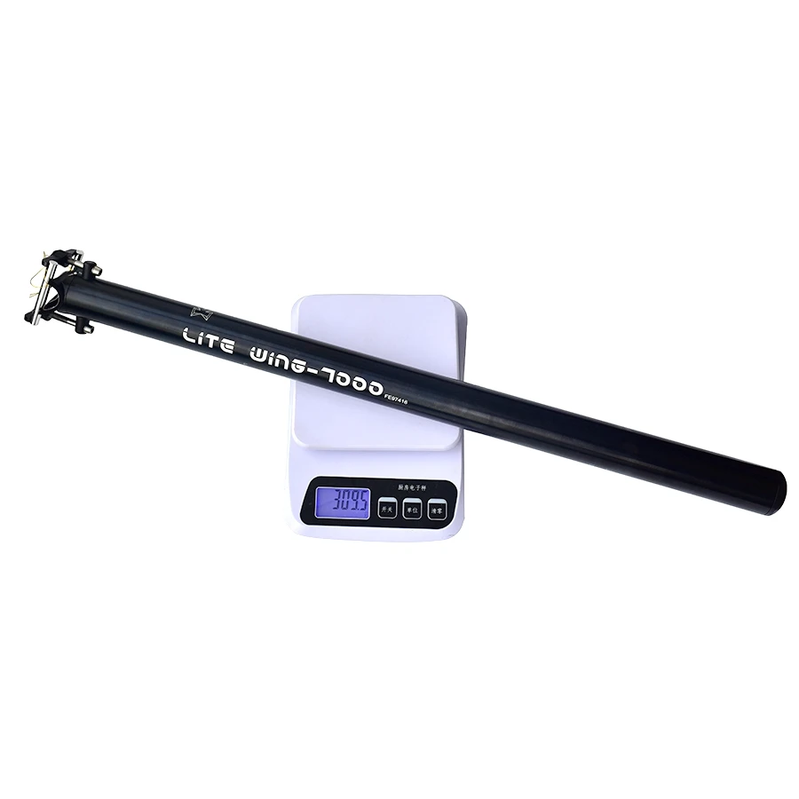 KCNC-エクストラロングフォールディングバイクシートポスト、ライト