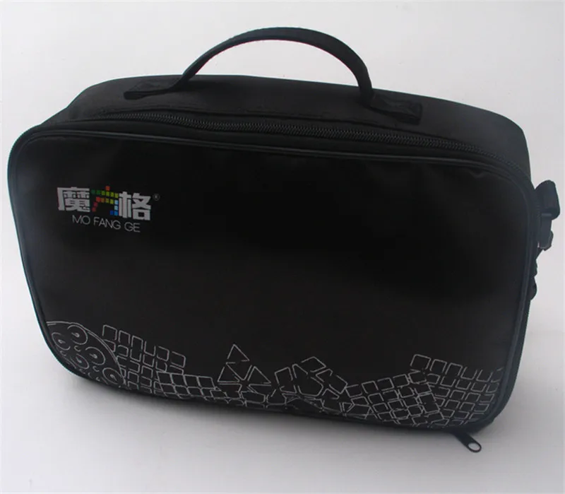 QIYI Сумочка кубической формы сумка 10*20*30 см размер Qiyi 2x2 3x3 4x4 5x5 6x6 7x7 куб сумка M-BAG Черный Профессиональный Кубик Рубика посылка сумка через плечо
