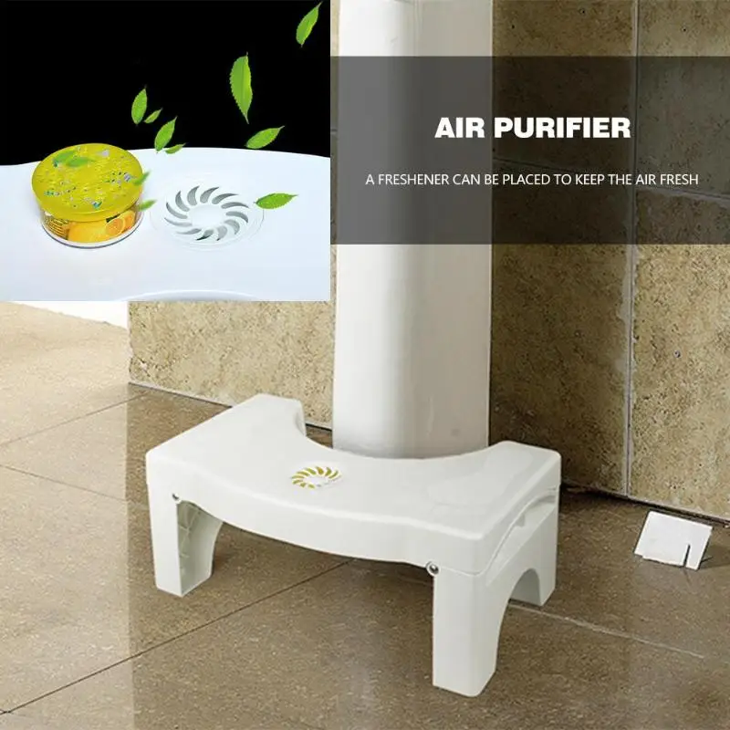 

Foldable Squatting Stool Non-slip Toilet Footstool Anti Constipation Stools Toilet Bathroom Product Home Supplies Spice Box