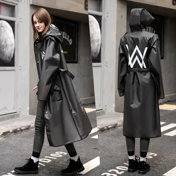

1pc Raincoat Women Men Rain Jacket Hooded Poncho Motorcycle Rainwear Long Style Hiking Environmental