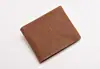 Free Engraving 100% Genuine Leather Men Wallet Gift Of Dad To Son V E1001-1015 Small Mini Card Holder Card Wallet Men 2
