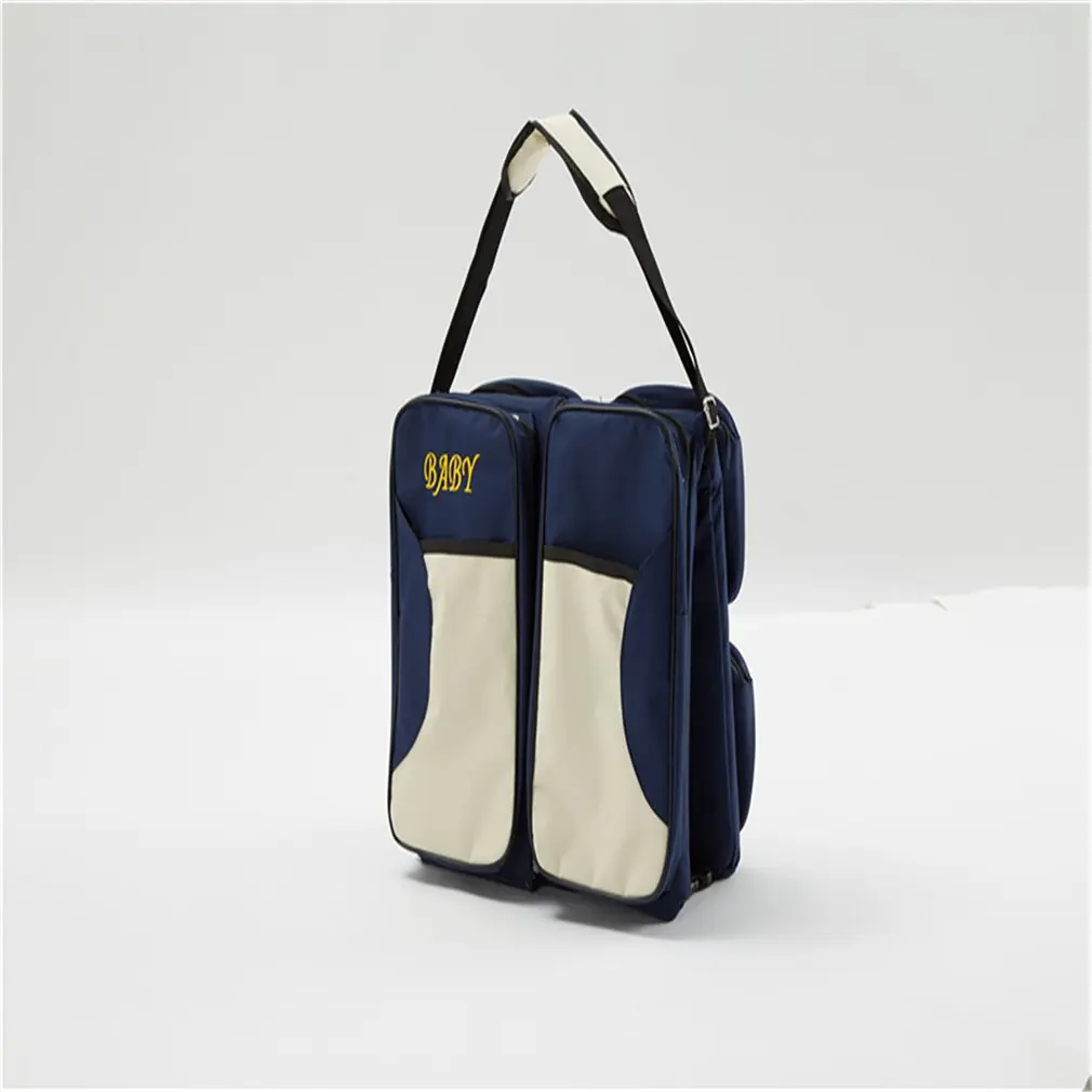 

Foldable Baby Portable Mother and Baby Bag Multifunctional Large Capacity Mommy Bag Out Portable Travel Bed