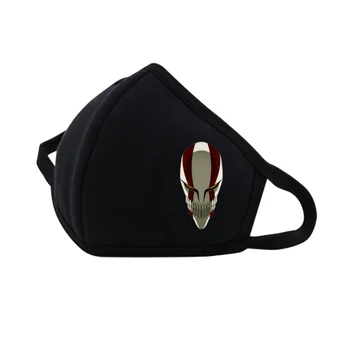 

Anime BLEACH Mouth Face Mask woman man Printed Dustproof Breathable Costume Mask Night Glow Teeth Mask
