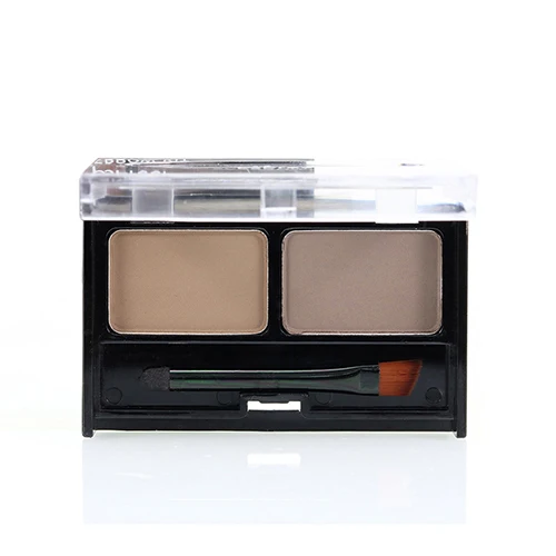 Girls Women Eyeshadow Cake Makeup Tools 2 Color Waterproof Eyebrow Powder Eye Shadow Eye Brow Palette + Brush Eyebrow Enhancer Girls Women Eyeshadow Cake Makeup Tools 2 Color Waterproof Eyebrow Powder Eye Shadow Eye Brow Palette + Brush Eyebrow Enhancer