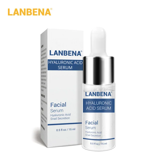 Новая сыворотка с гиалуроновой кислотой LANBENA, удаление черных точек, увлажнение, лечение акне, уход за кожей, восстановление и отбеливание, против старения, Winkles - Цвет: Hyaluronic Acid