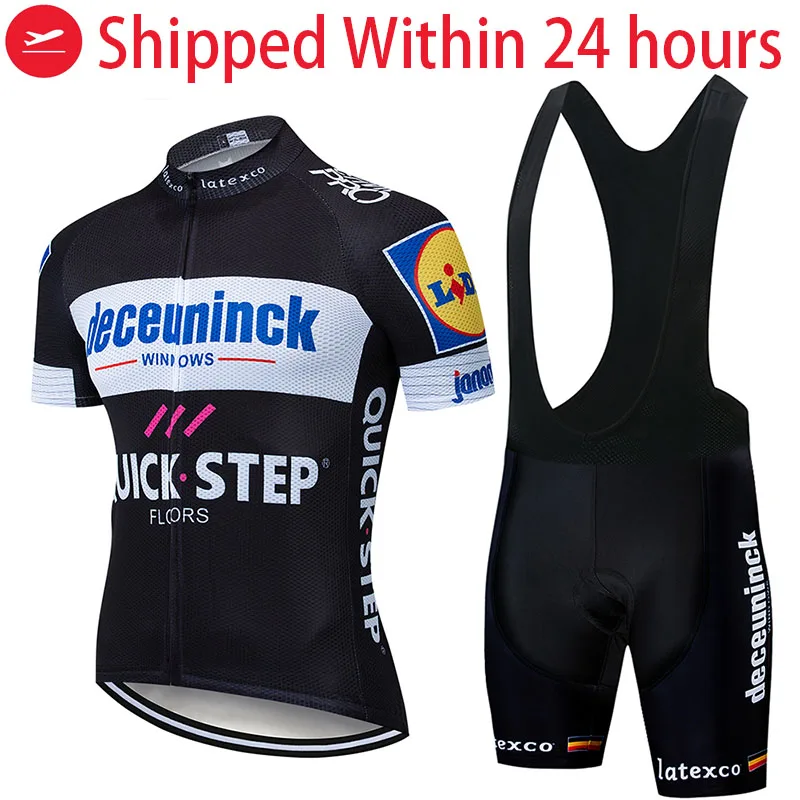 Черная велосипедная команда DECEUNINCK одежда Джерси велосипедные шорты Ropa Ciclismo