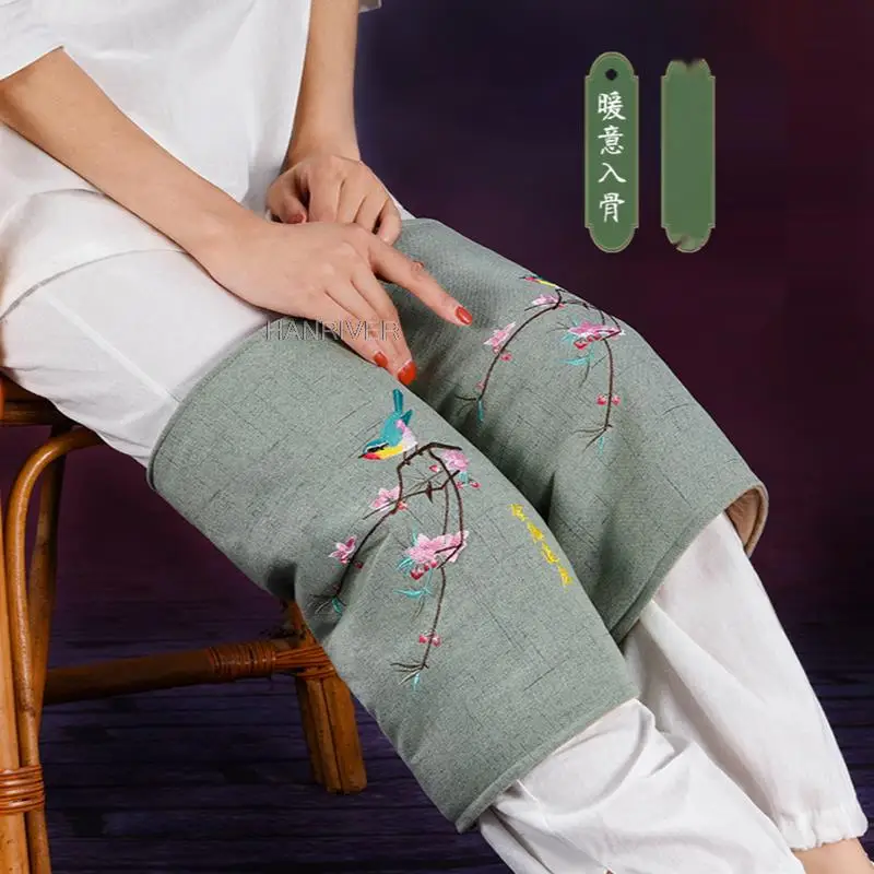 Electric heating moxa knee pads leg knee joints leggings moxibustion treasure moxibustion blanket hot compress